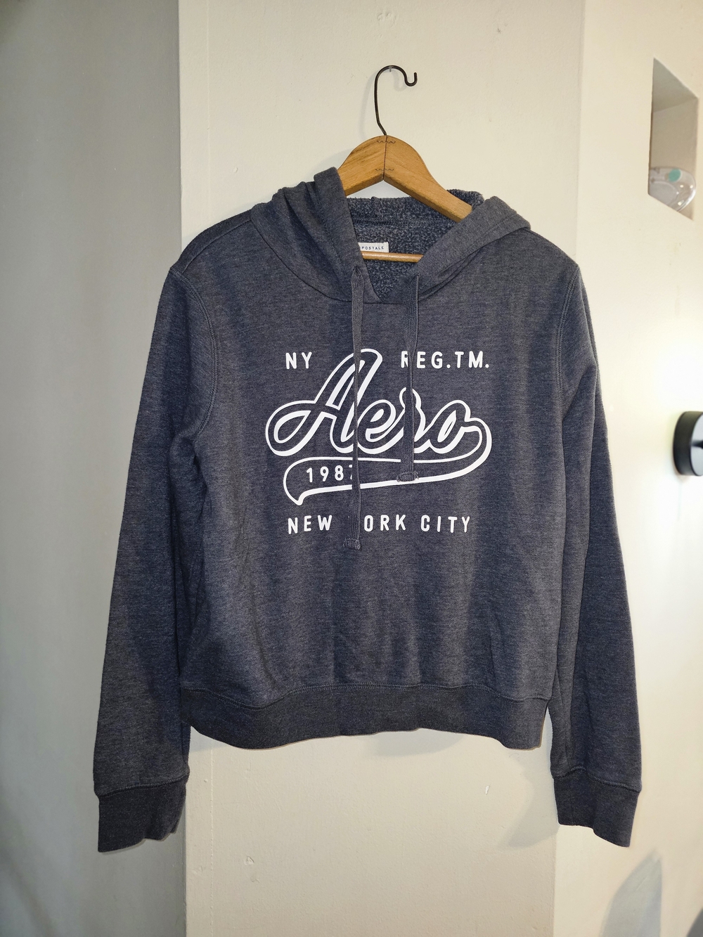 Aero New York City Gray Hoodie